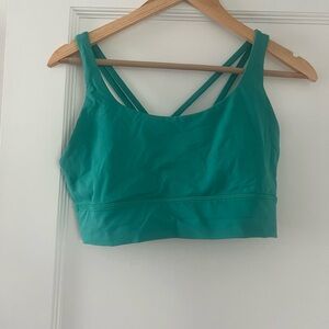 Women's Green Sports Bra